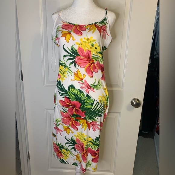XL Floral Sleeveless Dress NWT Adjustable Straps, by Absolute ❤️ It. - Picture 1 of 3
